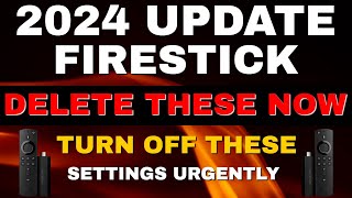 FIRESTICK SETTINGS YOU NEED TO TURN OFF NOW!!! 2024 UPDATE