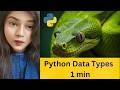 Python Data Types Explained in 1 Min | int, float, string, boolean (Beginner Friendly)