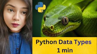 Python Data Types Explained in 1 Min | int, float, string, boolean (Beginner Friendly)