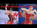 Arina Averina VS Lala Kramarenko-hoop theorical difficulty analysis