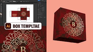 How to Box Template Design in Adobe Illustrator CC 2022