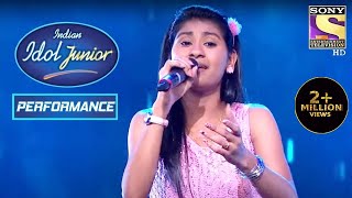 Nithyashree's Performance On 'Barso Re' Gets Standing Ovation | Indian Idol Junior 2