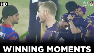 Winning Moments | Karachi Kings vs Quetta Gladiators | Match 6 | HBL PSL 8 | MI2A