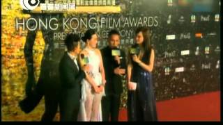 第33届香港金像奖红毯33st Hong Kong Film Awards：刘嘉玲Carina Lau透视装亮相 牵手梁朝伟爱相随