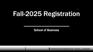 TUTORIAL Fall 2025 Registration Updates