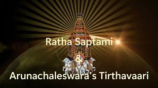 Ratha Saptami \u0026 Arunachaleswara's Tirthavaari