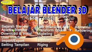 BELAJAR BLENDER DARI AWAL - PRO, PART 1