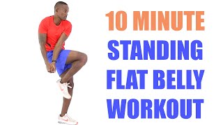 10-Minute Standing Flat Belly Workout/ Standing Abs Workout
