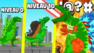 LA MEILLEURE ÉVOLUTION DE GODZILLA ! (City Rampage)