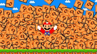 When Mario Has 1,000,000 Lucky Blocks In Super Mario Bros.