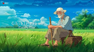 [Ghibli Music Playlist 2024] 🌷 Best Ghibli Piano Collection 🍉 BGM for Work/Relax/Study