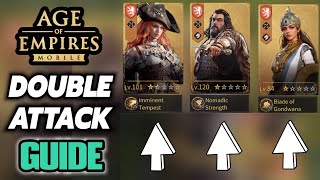 Age of Empires mobile - double attack Hero guide | ATILLA RANI BELLEVUE Major differences