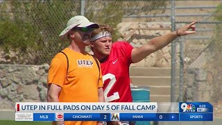 UTEP football records first full-padded practice