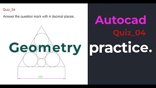 Autocad [도형연습] Quiz_04