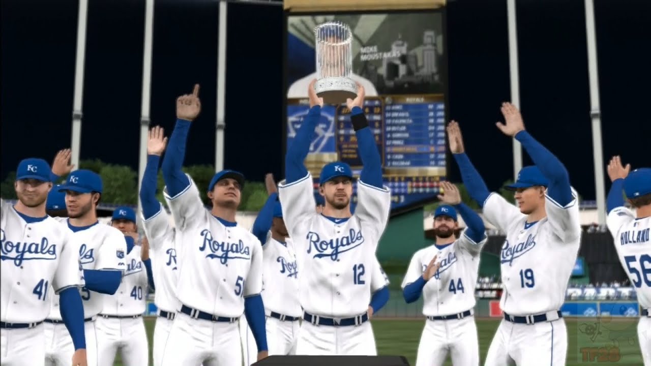 MLB 14: The Show - Kansas City Royals World Series Celebration - YouTube