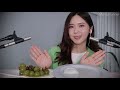 asmr sub songpyeon korean traditional food for chuseok eating sounds mukbang