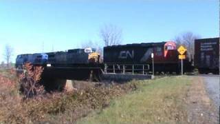 CN 326 - CSX B798/Q621 - Delisle River Quebec