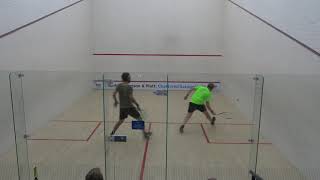 UK Racketball Open M45 semi David Gouldby v