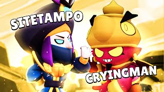 INSANE BRAWL STARS MATCHES WITH CRYING MAN | PRO GAMEPLAY