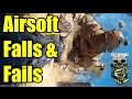 Airsoft Falls & Fails - Cut Throat Contracting