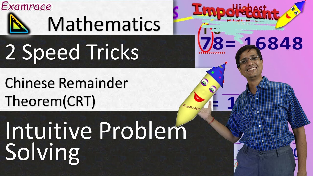 Mastering Chinese Remainder Theorem(CRT)- Intuitive Problem Solving & 2 ...