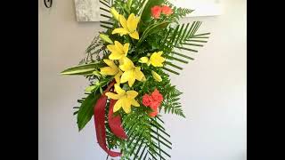 Tropical Inspired Standing Spray