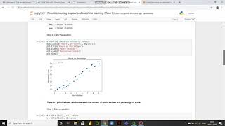 Prediction using supervised machine learning Task 1