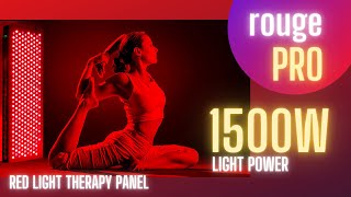 Rouge PRO 1500 - medium size red light therapy panel for red light therapy at home