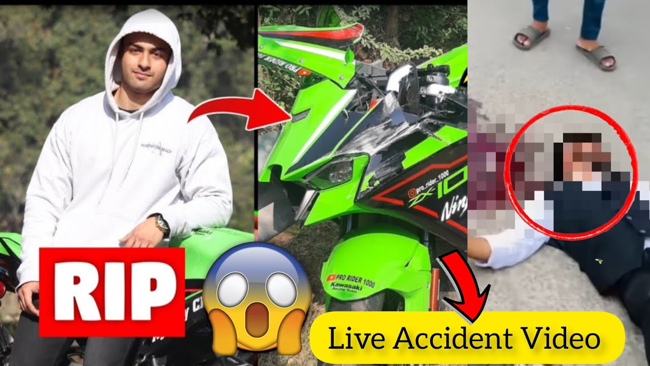 YouTuber Agastya Chauhan | Live Accident | Original Video | Accident ...