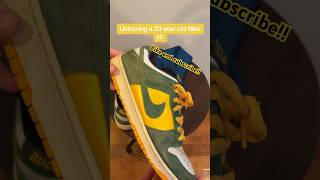 Unboxing a 20 year old Nike sb #sneakers #nike #nikesb #vintage #vintagesneakers #sneakerhead #fyp