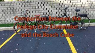 Comparison between Pedego City Commuter and Bosch Cube