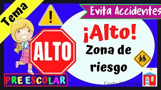 EVITA ACCIDENTES - ZONAS DE RIESGO #Aprendeencasa Preescolar