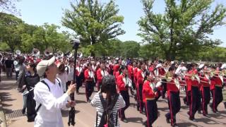 ブラスエキスポ2017箕面自由学園　パレード④