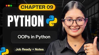 Chapter 09 - OOPs in Python | Python Full Course 2026 | Saumya Singh