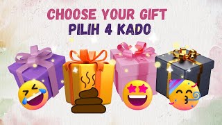 Pilih Kado Lucu 4 Bikin Ngakak 🤣 Pilih Kotak Hadiah Lawak 🎁 Choose Your Gift 4 Box Funny  🎁