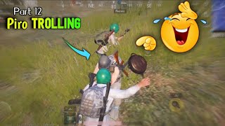 😂 MahaPro Player : Pubg Mobile Lite Best Funny Moments in Noob Trolling 12 #shorts #pubg