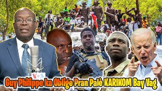 LAVWADLAMERIK 10 AVRIL 2024 GUY PHILIPE BON SOU KARIKOM, OEA MANDE ENSTALE TOWO A NAN PALÈ