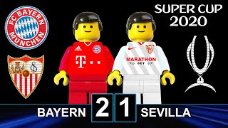Uefa Super Cup 2020 • Bayern vs Sevilla 2-1 🏆 in Lego • All Goals Highlights Lego Football Film