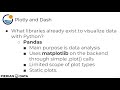 Interactive Python Dashboards with Plotly and Dash : Plotly and Dash Overview