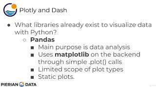 Interactive Python Dashboards with Plotly and Dash : Plotly and Dash Overview