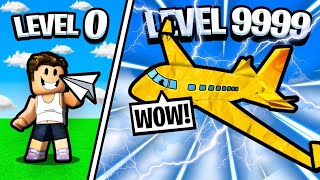 becoming a paper plane in roblox!