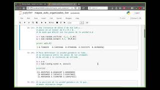 RNA - Operaciones para Mapa Auto-Organizado (SOM)