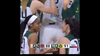 Sue Bird's Death Stare At Her Teammate For Bad Defense After the Win. 😂 #shorts #SueBird #WNBA