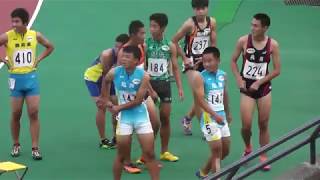 兵庫県中学校陸上競技選手権　男子１００M決勝　２０１９年９月２９日　ユニバー記念競技場