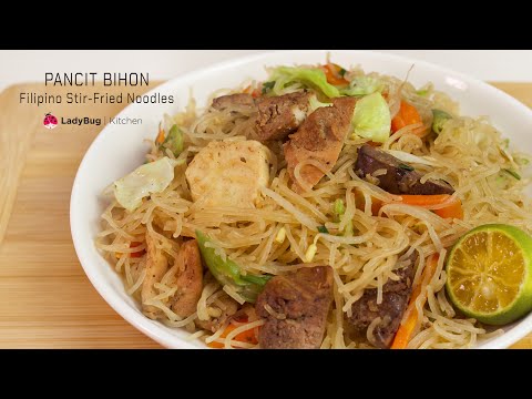 Bihon Pancit (Philippine Fried Rice Noodles) – Kokspotlood