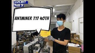 2.9 LUCBIT BITCOIN ASIC MINER ANTMINER T17 TEST