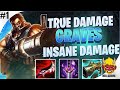 True Damage Series #1 | FULL TRUE DAMAGE GRAVES IS INSANE | Graves Wild Rift Gameplay & Guide