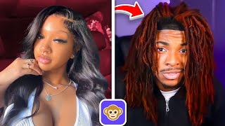 I Tried Pulling Baddies After Dyeing My Freeform Dreads… (Monkey App)