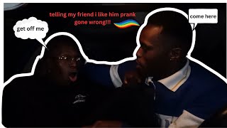 Telling my African friend that I like him prank! GONE WRONG!!