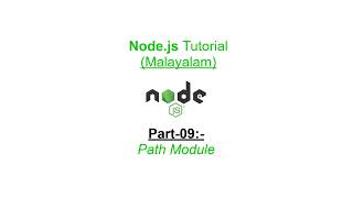 Path Module | Node.js Malayalam Tutorial | Part-09